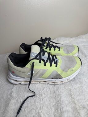 On Running Women's Running Shoes - Lime Green and Black